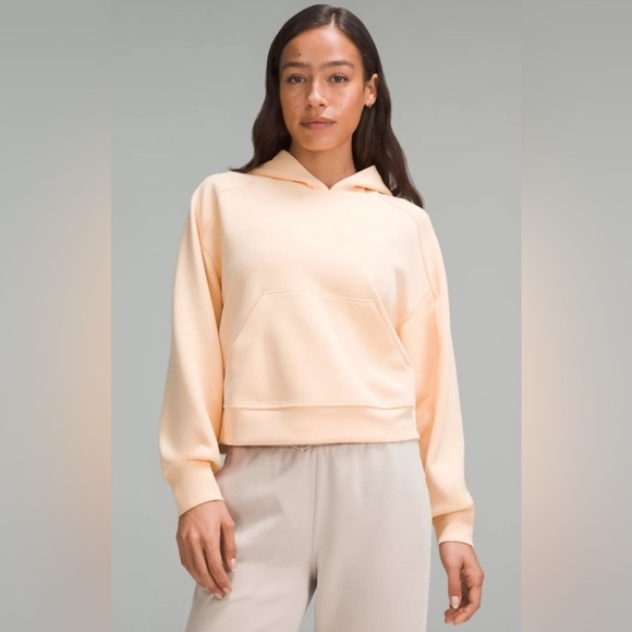 lululemon athletica Tops - NWT Lululemon‎ Softstreme Hoodie Peach Bellini Size 14